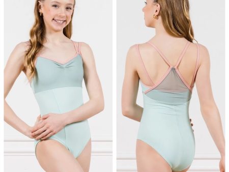 *AK Dancewear - Lyla in Motley Leotard - Child Adult (2202 SGE) - Sage Discount