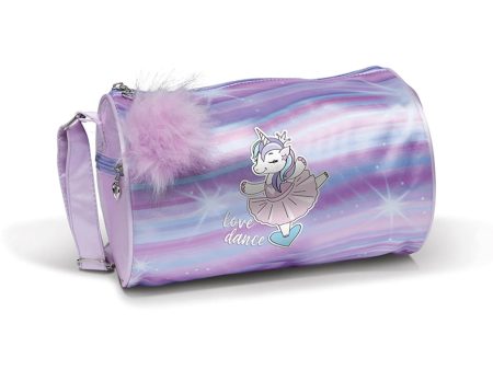 Danz N Motion - I Love Unicorn Dance Duffel (B23523) - Purple For Cheap