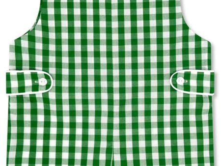 *PRE-ORDER* Jefferson Jon Jon - Augusta Green Gingham For Cheap