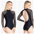 So Danca - Larissa Long Sleeve Leotard - Adult (RDE2780-01) - Black Online Sale