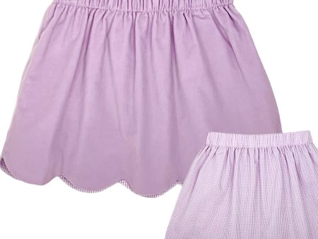 Kendall Reversible Skirt - Lavender Corduroy Supply