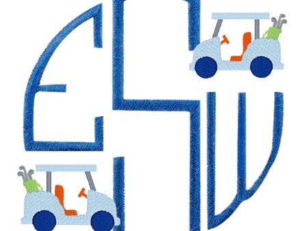 Golf Cart Monogram For Cheap