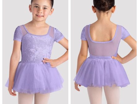 *Bloch - Delilah Cap Sleeve Tutu Dress - Child (CL5242) - Lilac For Cheap