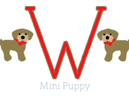 Mini Puppy Monogram  - Boy Sale