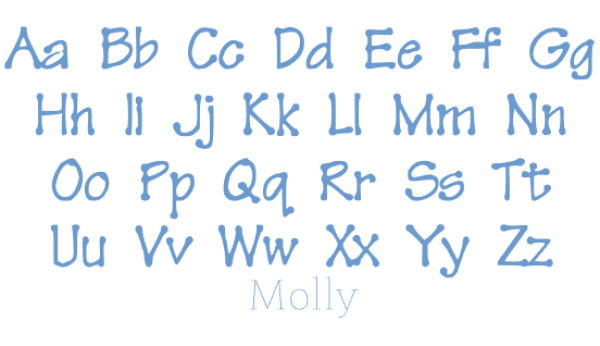 Molly Font Cheap