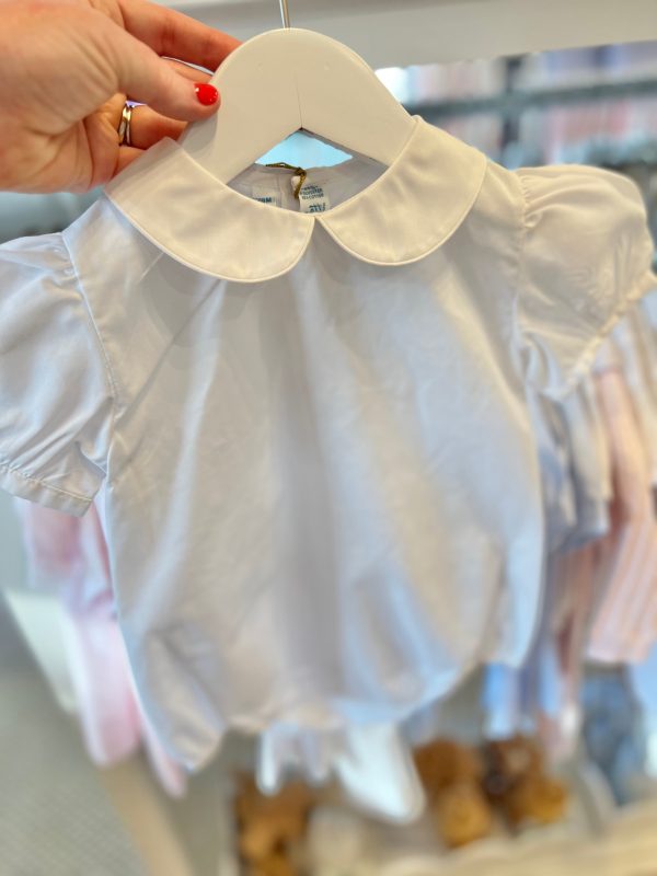 Girls S S Peter Pan Collar Onesie Online Hot Sale