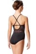 *Lulli Dancewear - Gracia Colored Lace Camisole Leotard - Child (LUF587C) - Black on Sale