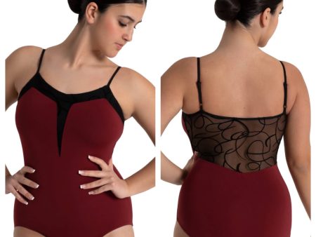 Capezio - Majestic Lines Cleo Leotard - Adult (12053W) - Cabernet Online