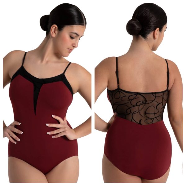 Capezio - Majestic Lines Cleo Leotard - Adult (12053W) - Cabernet Online