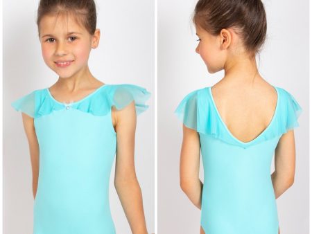 *Nikolay - Belle Tank-style Leotard with Shoulder Overlay (DAD1977MPN) - Tiffany on Sale