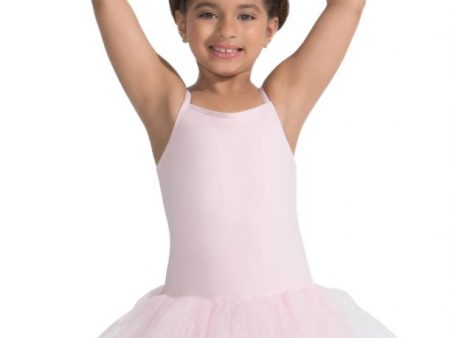 Capezio - Tutu Dress with Glitter Skirt - Child (11308C) - Pink For Cheap