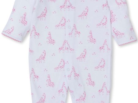 Giraffe Glee Footie - Pink Online Sale