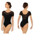 Bloch - Vienna Short Sleeve Leotard - Adult (L3392) - Black (GSO) Online now