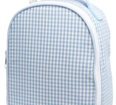 Baby Blue Gingham Gumdrop Lunchbox Discount