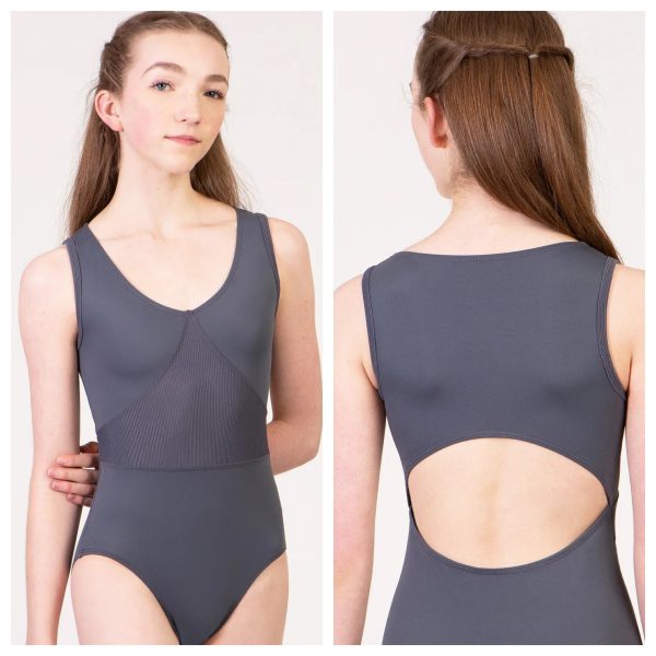 Suffolk - Contour V Front Tank Leotard - Adult (2700A) - Grey Online