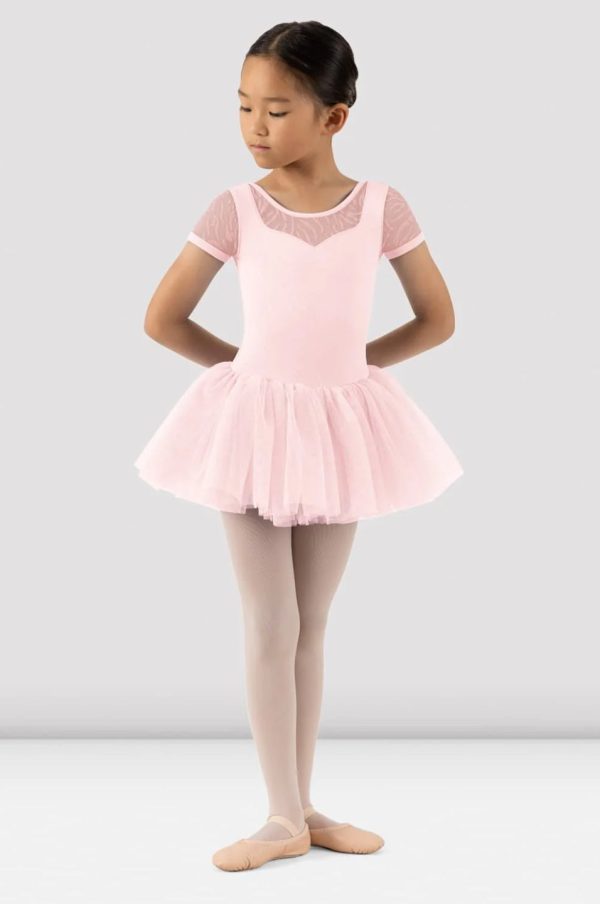 *Bloch - Holly Cap Sleeve Tutu Leotard - Child (CL3332) - Candy Pink (GSO) Online