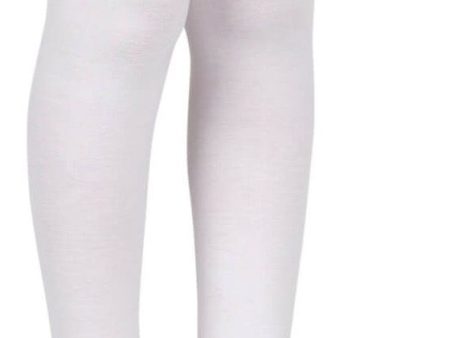 Smooth Microfiber Tights - White (1445) on Sale