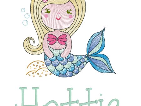 Mermaid Monogram Discount