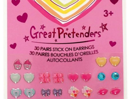 Heart Sticker Earrings Cheap