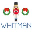 Nutcracker Wreath Monogram Sale