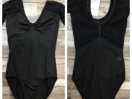 *AK Dancewear - Chloe Leotard - Child Adult (2109-BLK) - Black on Sale