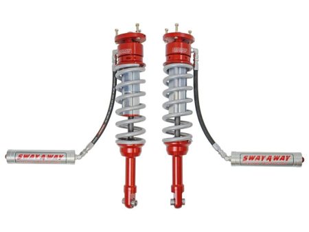 aFe Sway-A-Way 3.0in Front Coilover Kit 2017 Ford F-150 Raptor V6-3.5L (tt) w Remote Reservoirs Cheap