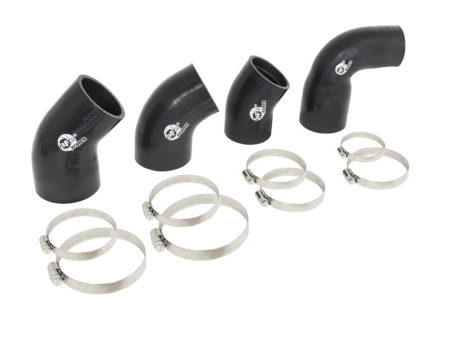 aFe BladeRunner Intercooler Couplings & Clamps Kit and AFE Tube 15-16 Ford Mustang EcoBoost L4-2.3L Supply